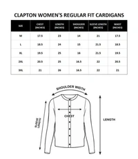  Clapton Acrylic Blend Round Neck Full Sleeve Casual Solid Winter Wear Cardigans For Women - XL, Grey, Wollen, Pack of1